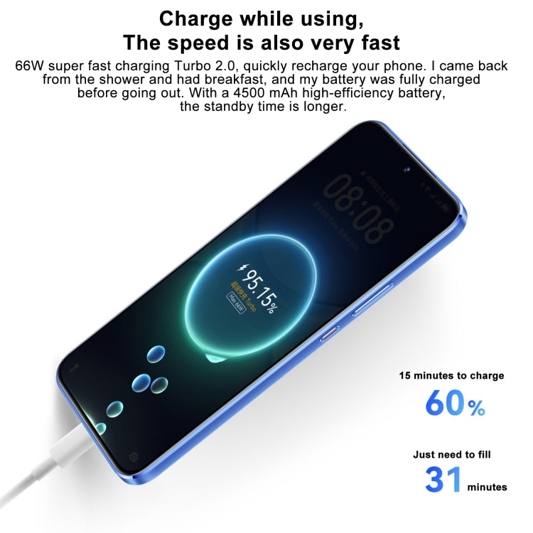 Huawei nova 12 Active, Screen Fingerprint Identification, 6.7 inch HarmonyOS 4.0 Qualcomm Snapdragon 778G 4G Octa Core, Network: 4G, NFC, OTG, Not Support Google Play, 8GB+256GB, 8GB+512GB