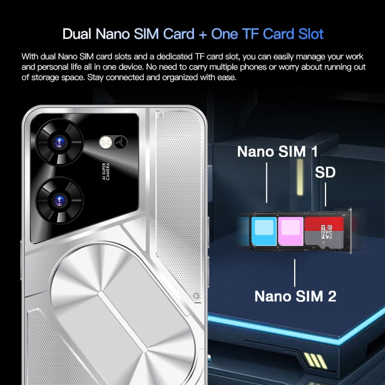 Povo5pro / PU31, 6.53 inch Face Identification Android 8.1 MTK6753 Octa Core, Network: 4G, AI GPT4, Dual SIM, 3GB+32GB