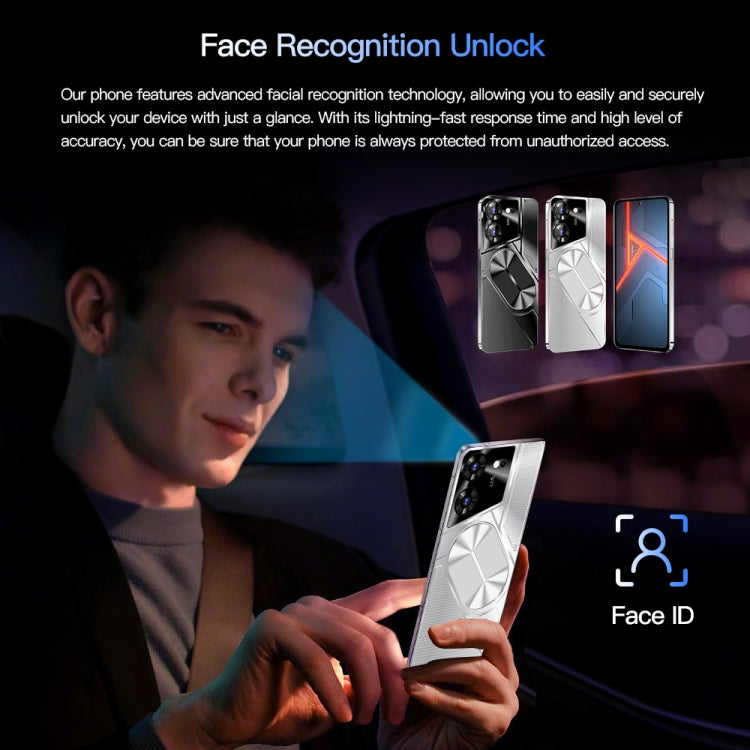 Povo5pro / PU31, 6.53 inch Face Identification Android 8.1 MTK6753 Octa Core, Network: 4G, AI GPT4, Dual SIM, 3GB+32GB