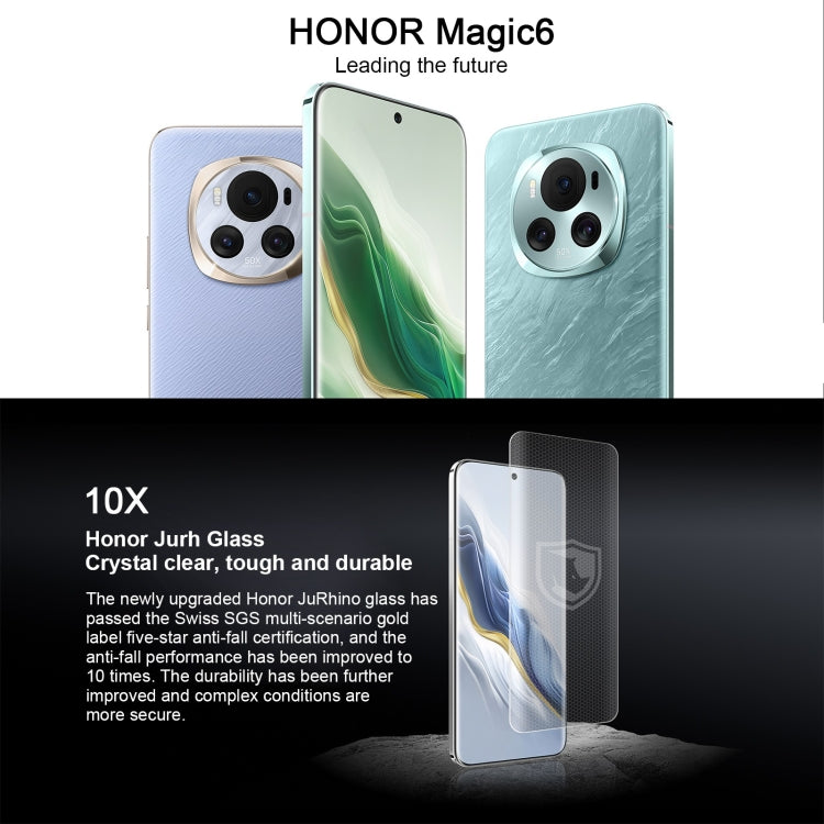 Honor Magic6, 6.78 inch Magic OS 8.0 Snapdragon 8 Gen 3 Octa Core up to 3.3GHz, Network: 5G, OTG, NFC, Support Google Play, 16GB+512GB