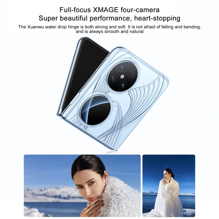 HUAWEI Pocket 2 Art Custom Edition, 6.94 inch + 1.15 inch HarmonyOS 4.0 Octa Core, OTG, NFC, Not Support Google Play, 16GB+1TB