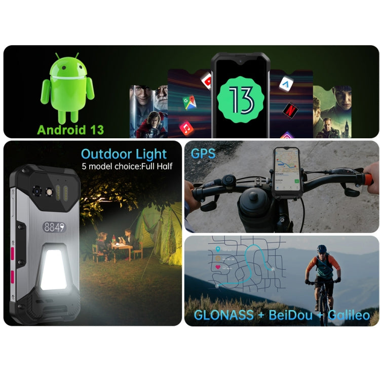 Unihertz Tank mini 1 / 8849, 100MP Camera, 4.3 inch Android 13 Helio G99 Octa Core, Network: 4G, 8GB+256GB