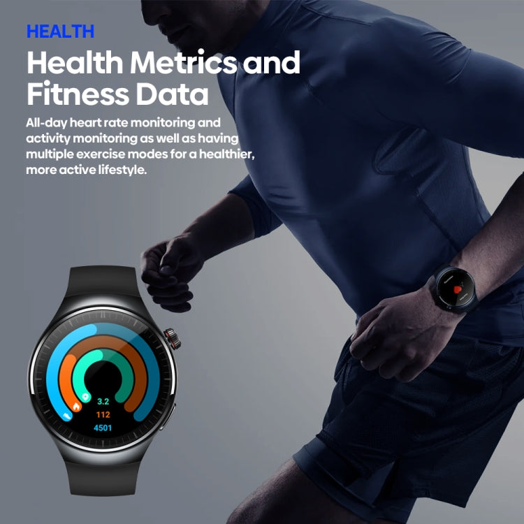 Zeblaze Thor Ultra 1.43 inch AMOLED Screen Android Smart Watch, Silicone Strap, Silicone Strap