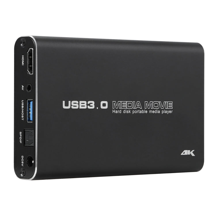 MP2506P 4K 30Hz HD Media Player, Support Auto Loop Play Videos & Photos & Music, MP2506P