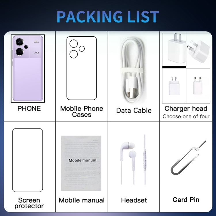 Note13 Pro+ / RF7, 6.49 inch Face Identification Android 5.0 MTK6582 Quad Core, Network: 3G, Dual SIM, 2GB+16GB