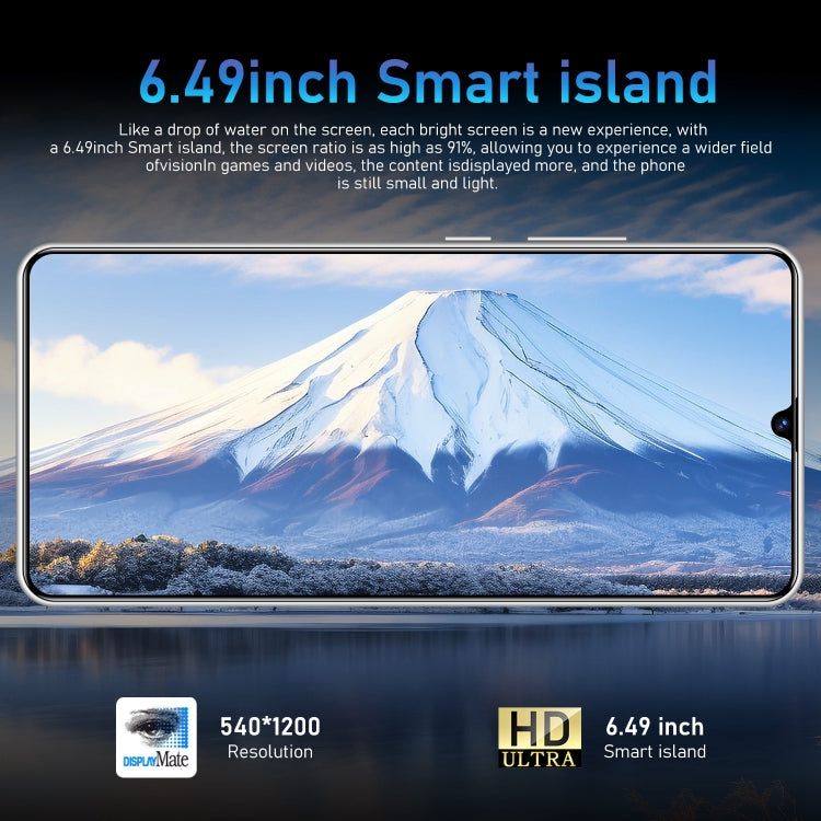 Note13 Pro+ / RF7, 6.49 inch Face Identification Android 5.0 MTK6582 Quad Core, Network: 3G, Dual SIM, 2GB+16GB