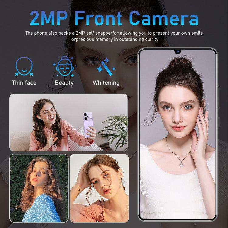 Note13 Pro+ / RF7, 6.49 inch Face Identification Android 5.0 MTK6582 Quad Core, Network: 3G, Dual SIM, 2GB+16GB