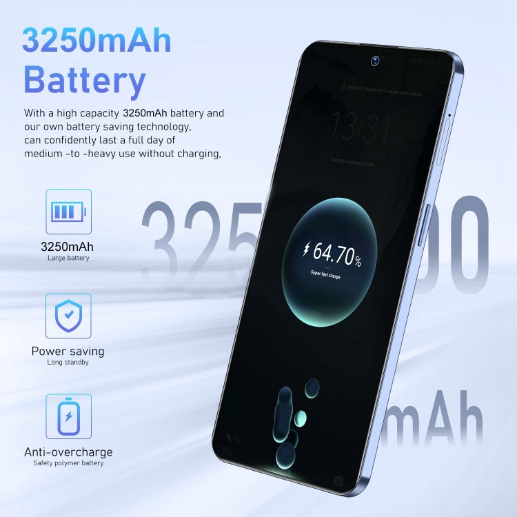 C20 Pro 5G / U32, 6.528 inch Face Identification Android 10.0 MTK6737 Quad Core, Network: 4G, OTG, Dual SIM, 3GB+32GB