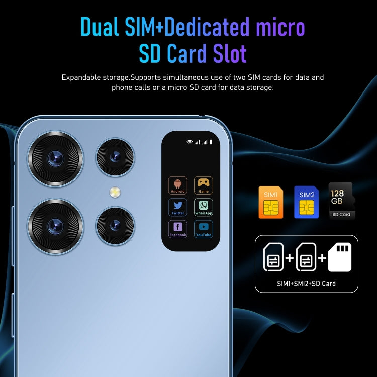 Note40 / X16, 6.49 inch Face Identification Android 8.1 MTK6580A Quad Core, Network: 3G, Dual SIM, 2GB+16GB