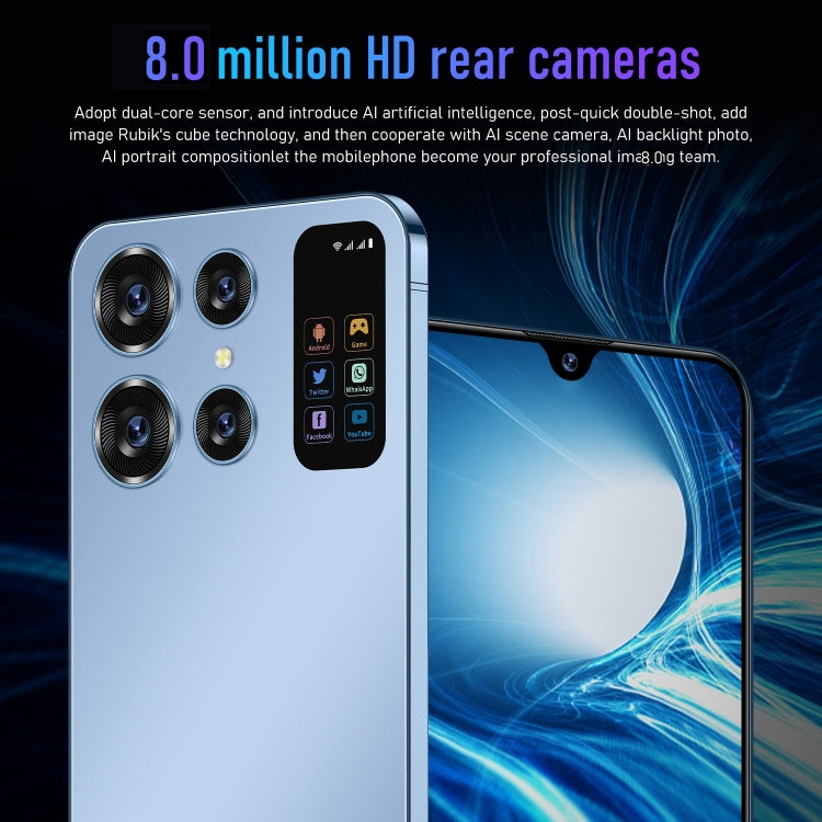 Note40 / X16, 6.49 inch Face Identification Android 8.1 MTK6580A Quad Core, Network: 3G, Dual SIM, 2GB+16GB