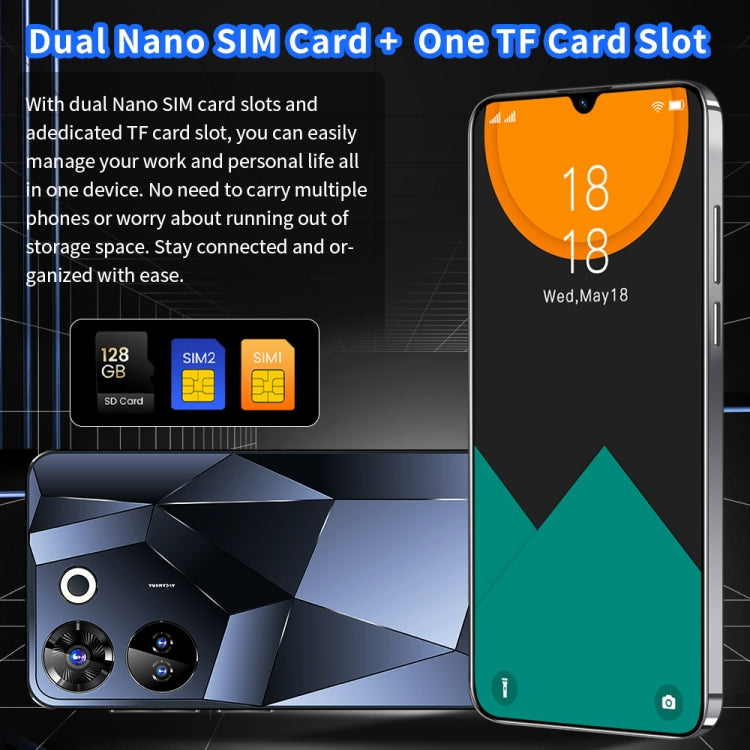 C20 Pro / X19, 6.49 inch Face Identification Android 8.1 MTK6580A Quad Core, Network: 3G, Dual SIM, 2GB+16GB