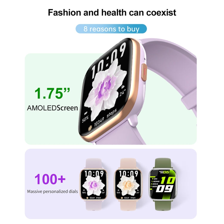 HD12 1.75 inch IP68 Waterproof Smart Watch, Support Blood Oxygen Monitoring