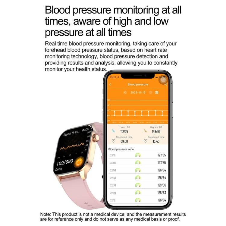 T98 2.04 inch IP68 Waterproof Bluetooth Call Smart Watch, Support Blood Oxygen Monitoring
