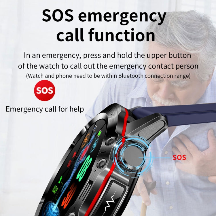 ET482 1.43 inch AMOLED Screen Sports Smart Watch Support Bluetooth Call / ECG Function