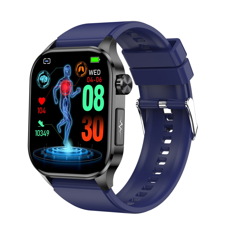ET580 2.04 inch AMOLED Screen Sports Smart Watch Support Bluetooth Call / ECG Function