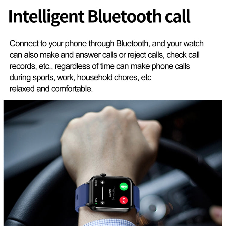 ET580 2.04 inch AMOLED Screen Sports Smart Watch Support Bluetooth Call / ECG Function