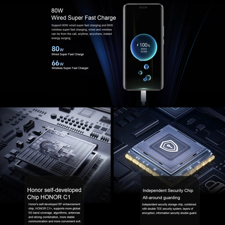 Honor Magic6 Ultimate, 6.8 inch Magic OS 8.0 Snapdragon 8 Gen 3 Octa Core up to 3.3GHz, Network: 5G, OTG, NFC, Support Google Play, 16GB+512GB, 16GB+1TB