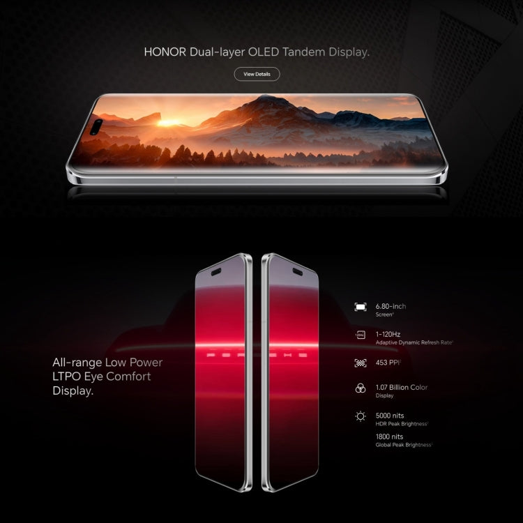 Honor Magic6 RSR Porsche Design, 6.8 inch Magic OS 8.0 Snapdragon 8 Gen 3 Octa Core up to 3.3GHz, Network: 5G, OTG, NFC, Support Google Play, 24GB+1TB