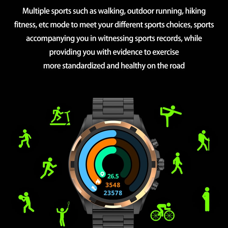 HK98 1.43 inch BT5.3 Fitness Sport Smart Watch, Support Bluetooth Call / Sleep / Blood Oxygen / Heart Rate / Blood Pressure Health Monitor