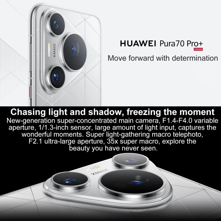 HUAWEI Pura 70 Pro+, Screen Fingerprint Identification, 6.8 inch HarmonyOS 4.2 Kirin 9010 Octa Core up to 2.3GHz, NFC, OTG, Not Support Google Play, 16GB+512GB, 16GB+1TB