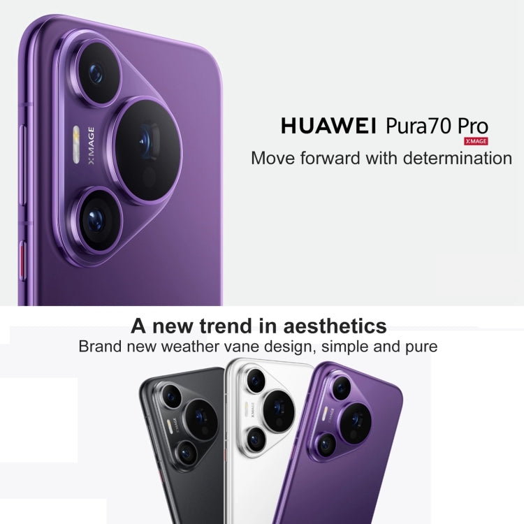 HUAWEI Pura 70 Pro, Screen Fingerprint Identification, 6.8 inch HarmonyOS 4.2 Kirin 9010 Octa Core up to 2.3GHz, NFC, OTG, Not Support Google Play, 12GB+256GB, 12GB+512GB, 12GB+1TB