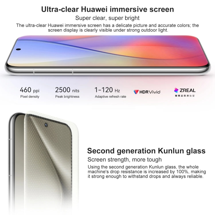 HUAWEI Pura 70 Pro, Screen Fingerprint Identification, 6.8 inch HarmonyOS 4.2 Kirin 9010 Octa Core up to 2.3GHz, NFC, OTG, Not Support Google Play, 12GB+256GB, 12GB+512GB, 12GB+1TB