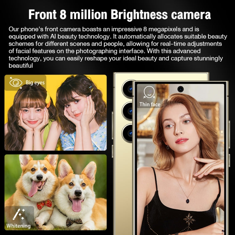 S24 Ultra / L26A, 6.75 inch Screen, Android 8.1 MTK6753 Octa Core, Network: 4G, Dual SIM, 3GB+64GB