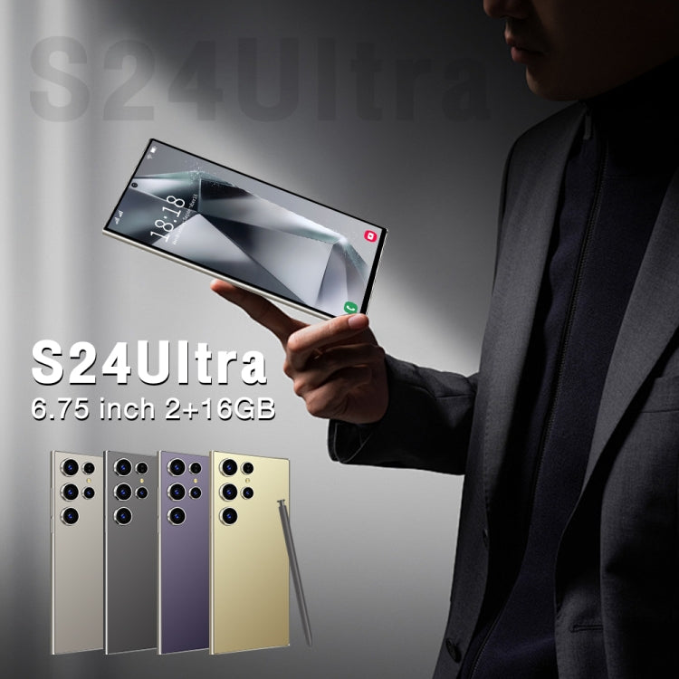 S24 Ultra / L26, 6.75 inch Screen, Face Identification, Android 8.1 MTK6580P Quad Core, Network: 3G, Dual SIM, L26 2GB+16GB