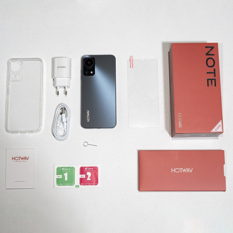 HOTWAV Note 13, Side Fingerprint Identification, 6.6 inch Android 13 T606 Octa Core up to 1.6GHz, Network: 4G, NFC, OTG, 4GB+128GB