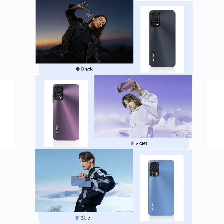 HOTWAV Note 13, Side Fingerprint Identification, 6.6 inch Android 13 T606 Octa Core up to 1.6GHz, Network: 4G, NFC, OTG, 4GB+128GB