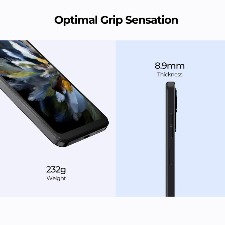 HOTWAV Note 13, Side Fingerprint Identification, 6.6 inch Android 13 T606 Octa Core up to 1.6GHz, Network: 4G, NFC, OTG, 4GB+128GB