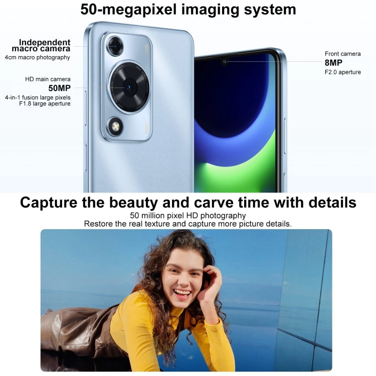 HUAWEI Enjoy 70S, Side Fingerprint Identification, 6.75 inch HarmonyOS 4.2 Octa Core 2.4GHz, Network: 4G, Not Support Google Play, 8GB+128GB, 8GB+256GB