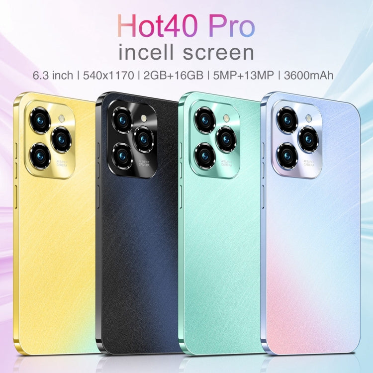 SDT83 / Hot40 Pro, 6.3 inch Screen, Face Identification, Android 10.0 MTK6737 Quad Core, Network: 4G, Dual SIM, 2GB+16GB