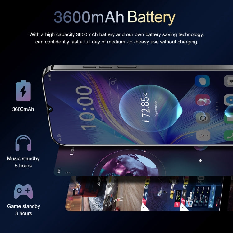 SDT86 / Note30 Pro, 6.3 inch Screen, Face Identification, Android 10.0 MTK6737 Quad Core, Network: 4G, Dual SIM, 2GB+16GB