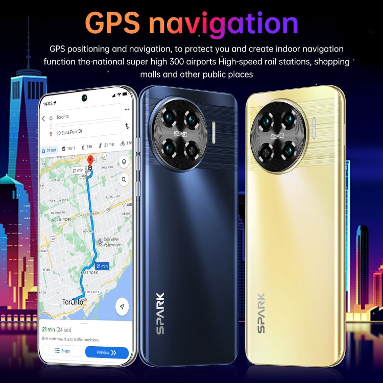VB16 / Spark 20 Pro+, 6.8 inch Screen, Face Identification, Android 10.0 MTK6737 Quad Core, Network: 4G, Dual SIM, 3GB+64GB