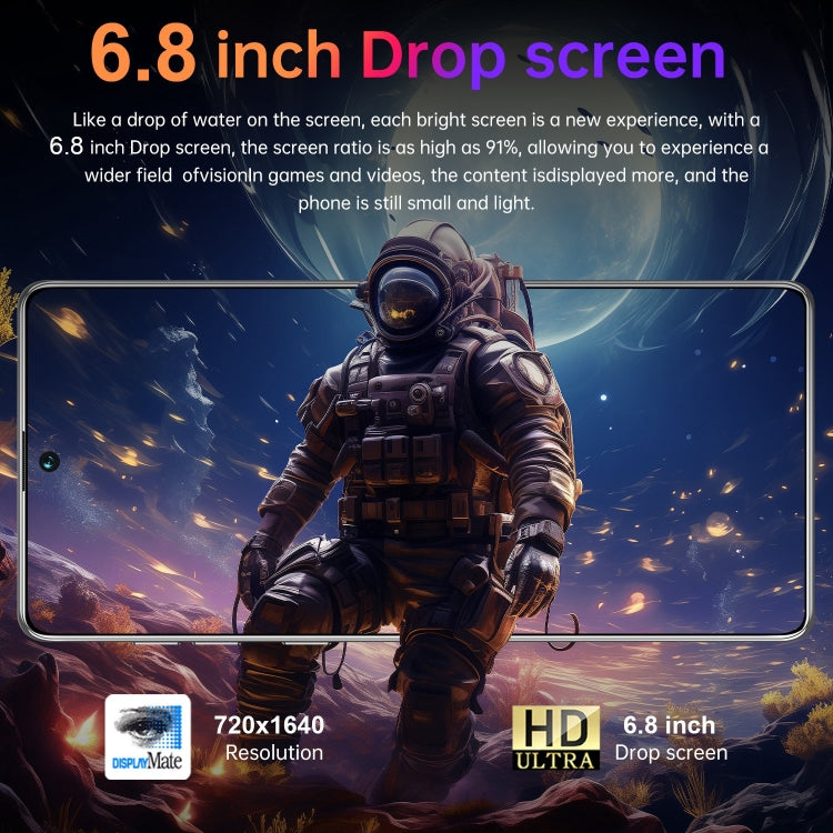 VB16 / Spark 20 Pro+, 6.8 inch Screen, Face Identification, Android 10.0 MTK6737 Quad Core, Network: 4G, Dual SIM, 3GB+64GB