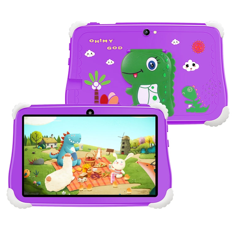 C75 Dinosaur 7 inch WiFi Kids Tablet PC, Android 7.0 MT6735 Octa Core CPU, 2GB+16GB