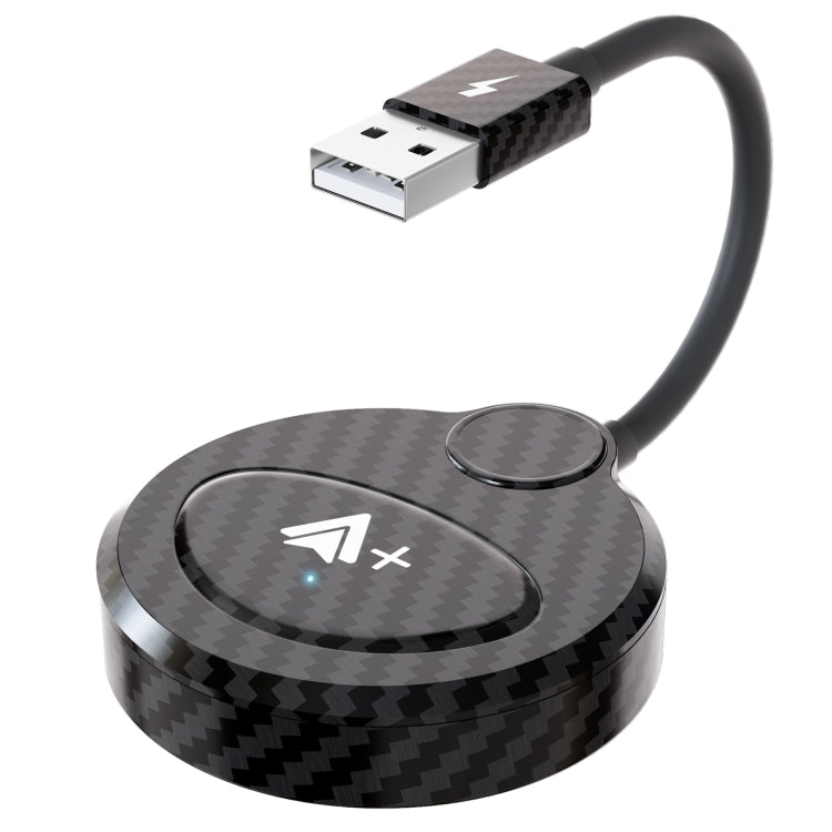 USB Interface Wired to Wireless CarPlay Auto Adapter for Android, USB Round