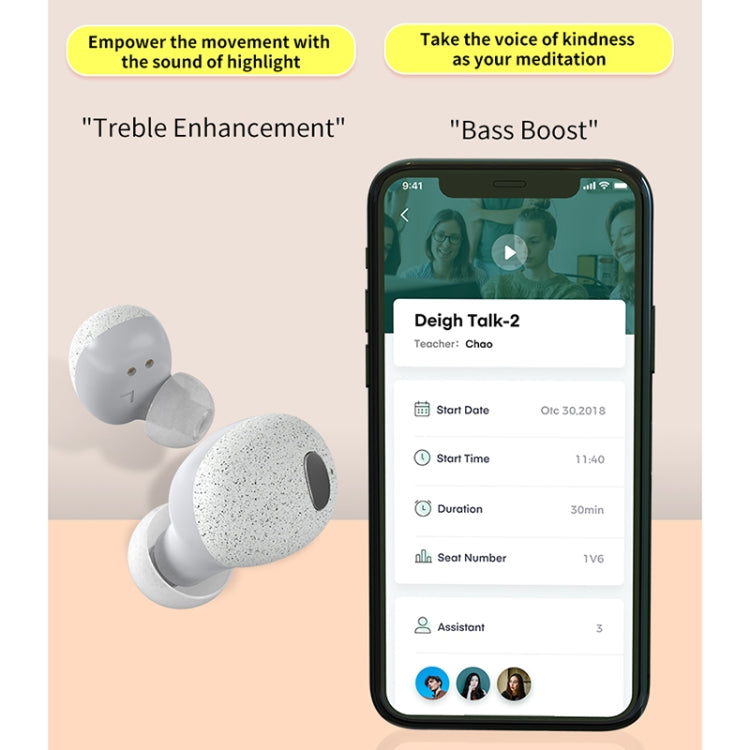 Calante T2S 5D Sound Effect Bluetooth 5.0 Wireless Bluetooth Earphone with Magnetic Charging Box, Support Call & Siri