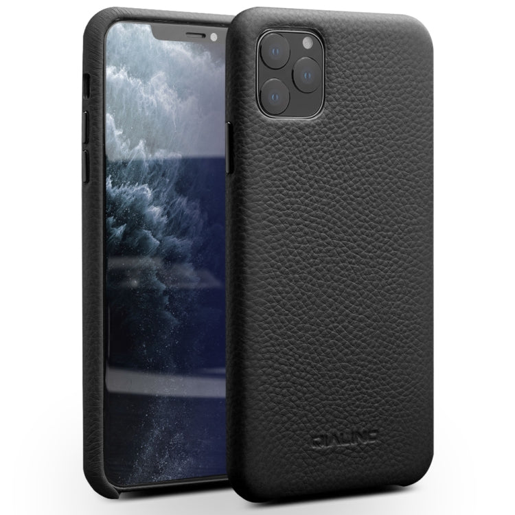 QIALINO Shockproof Top-grain Leather Protective Case, For iPhone 11, For iPhone 11 Pro, For iPhone 11 Pro Max