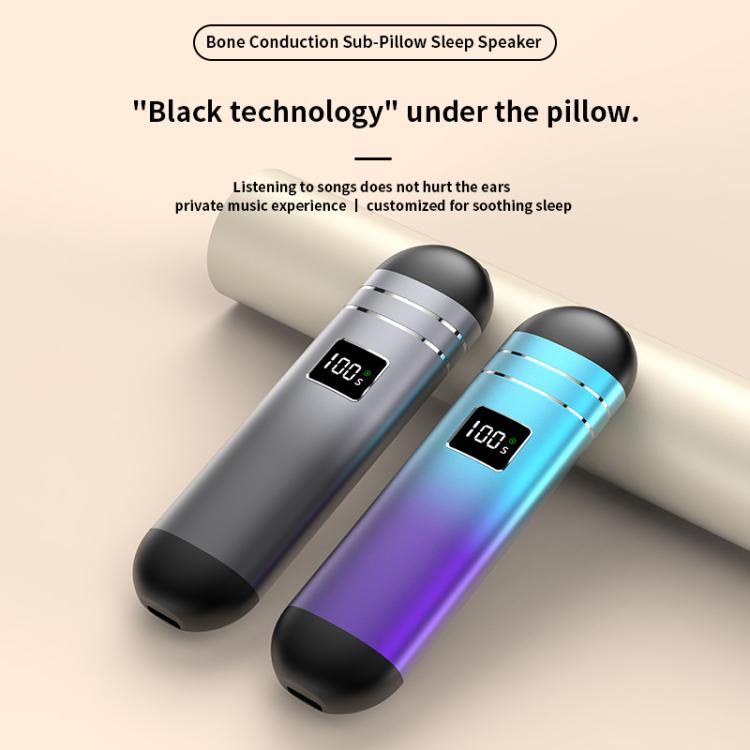 QY09 Bone Conduction Bluetooth 5.3 Sleep Speaker, QY09 (Purple), QY09 (Grey)