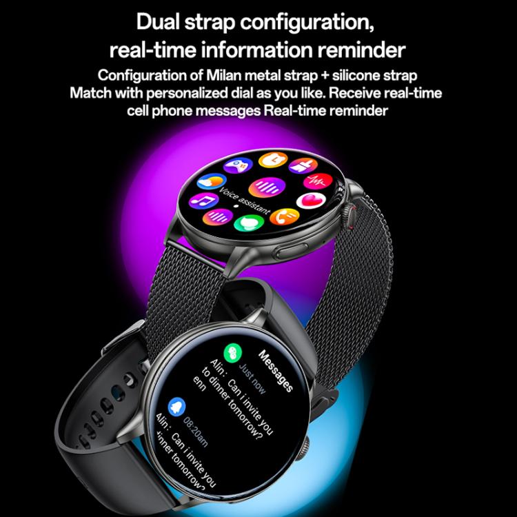 Yesido IO28 Smart Watch, 1.51 inch Screen, Support BT Call / Heart Rate, IO28