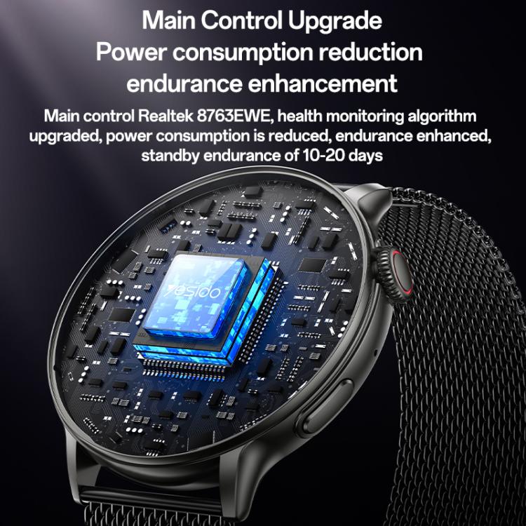 Yesido IO28 Smart Watch, 1.51 inch Screen, Support BT Call / Heart Rate, IO28