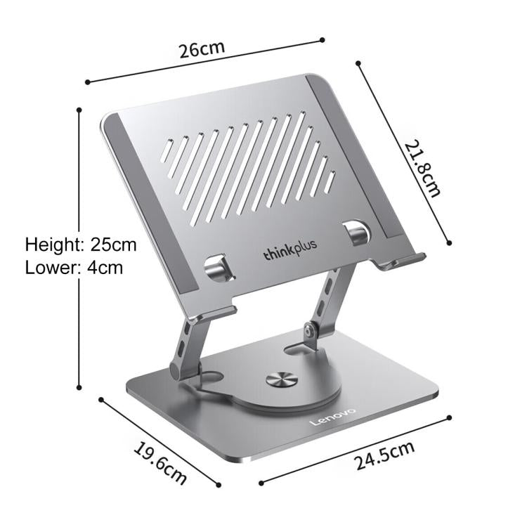 Lenovo Thinkplus ZJA7 360 Degree Rotating Laptop Heat Dissipation Metal Holder, ZJA7