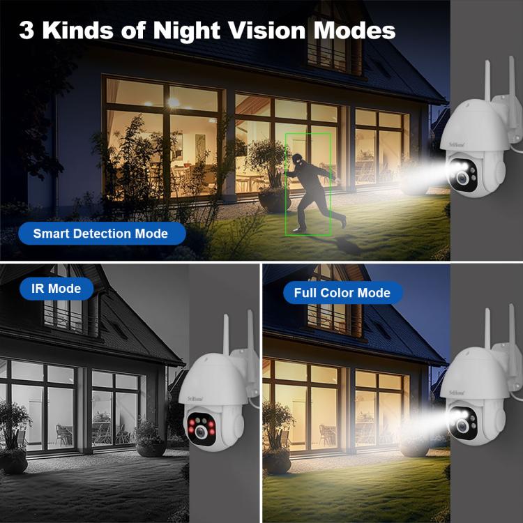 SriHome NVS001E-IPC039B 5MP 8CH HD NVR Wireless Cameras Set, US Plug, EU Plug, AU Plug, UK Plug