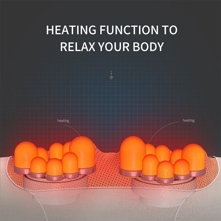 Multifunctional Mini Massage Pillow Neck and Shoulder Cervical Massager, AU Plug, US Plug, UK Plug