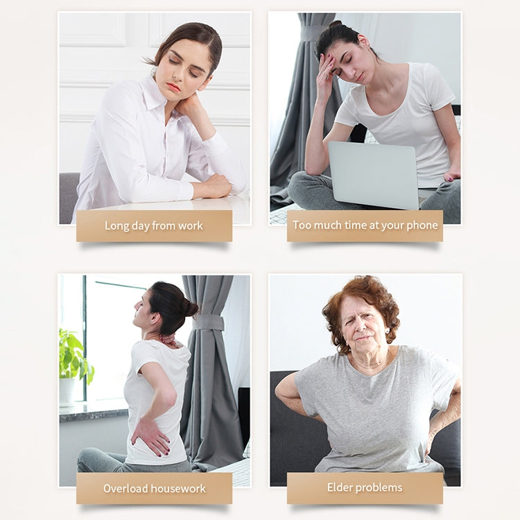 Multifunctional Mini Massage Pillow Neck and Shoulder Cervical Massager, AU Plug, US Plug, UK Plug