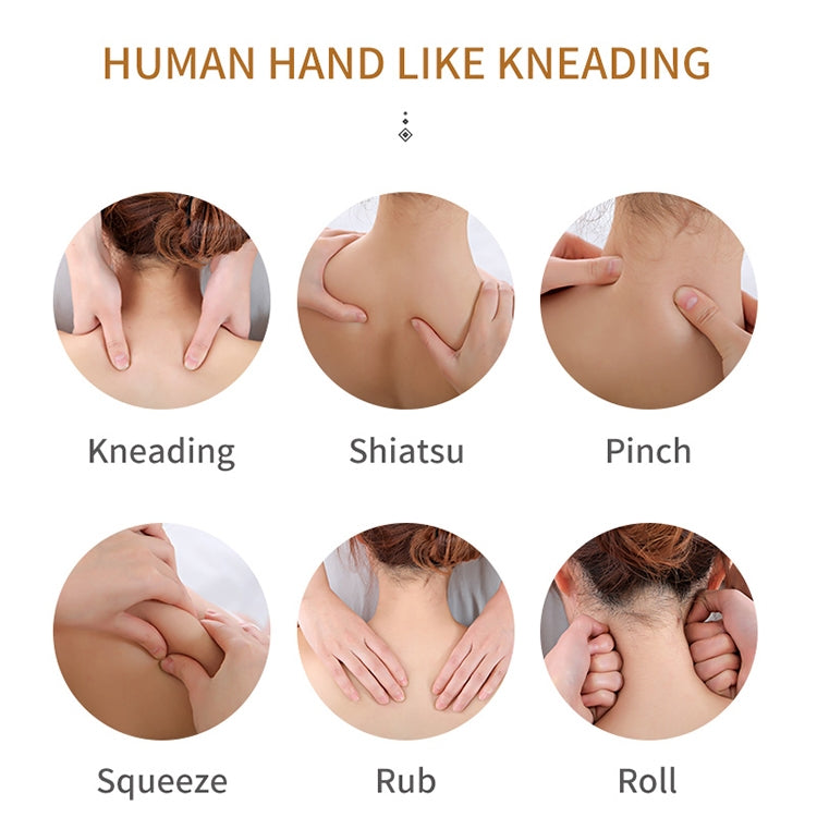 Multifunctional Mini Massage Pillow Neck and Shoulder Cervical Massager, AU Plug, US Plug, UK Plug