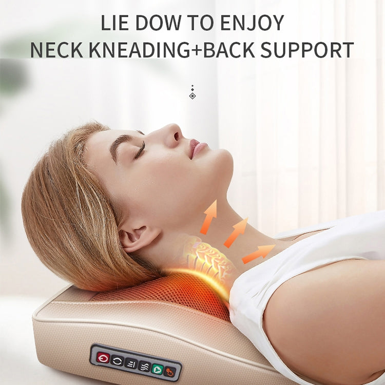 Multifunctional Mini Massage Pillow Neck and Shoulder Cervical Massager, AU Plug, US Plug, UK Plug
