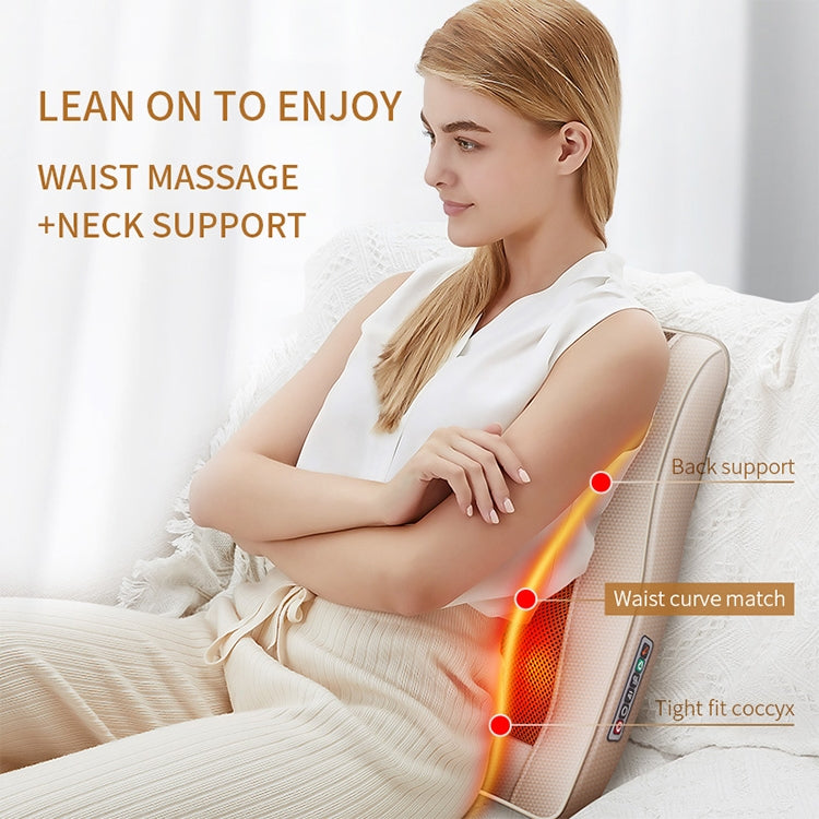 Multifunctional Mini Massage Pillow Neck and Shoulder Cervical Massager, AU Plug, US Plug, UK Plug